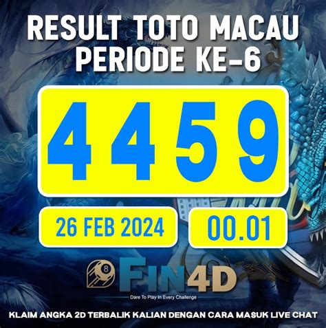 data macau 4d 5d|Data Toto Macau > Keluaran, Paito, Hasil Toto Macau Hari Ini.